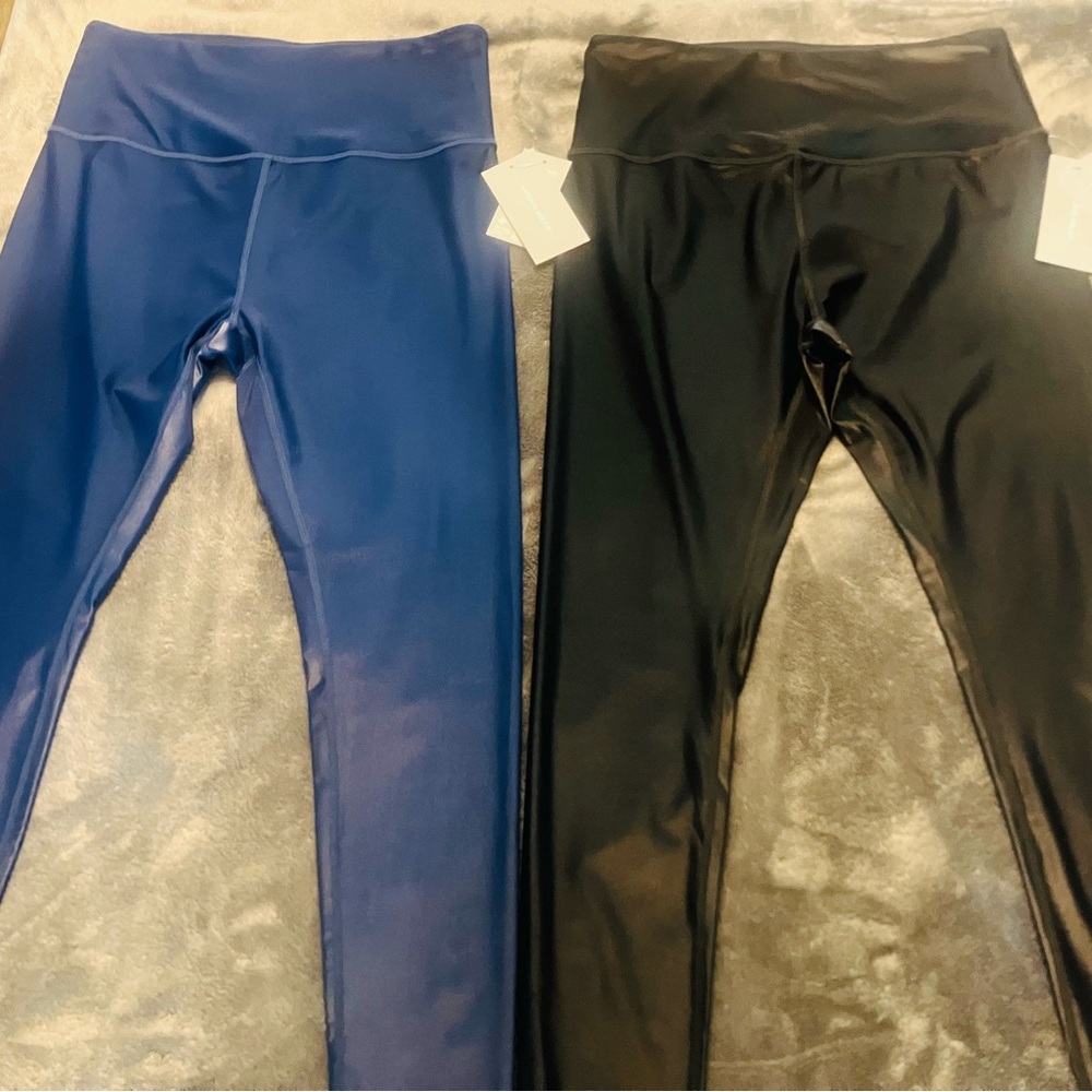 ANTONIO MELANI ladies large Leggings in Navy and Black bundle